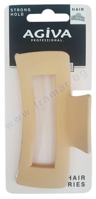 АГИВА ПРО ШНОЛА ЗА КОСА МАТ БЕЖОВА 10.5 см PC-105B