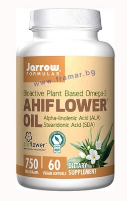 ДЖАРОУ ФОРМУЛАС МАСЛО ОТ АХИФЛАУЪР капсули 750 мг * 60