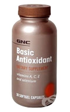 АНТИОКСИДАНТ А, С, Е И СЕЛЕН  GNC