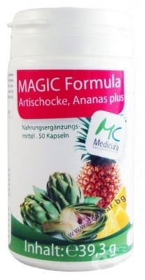 АРТИШОК + АНАНАС капсули * 50 MEDICURA