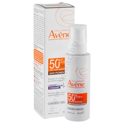 АВЕН СЛЪНЦЕЗАЩИТЕН ТОНИРАН ФЛУИД ПРИ ПИГМЕНТАЦИИ SPF50+ 40 мл