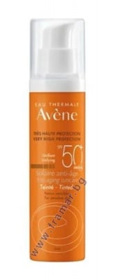 АВЕН СЛЪНЦЕЗАЩИТЕН ТОНИРАН АНТИ - ЕЙДЖ КРЕМ ЗА ЛИЦЕ SPF 50+ 50 мл