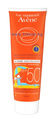 АВЕН СЛЪНЦЕЗАЩИТНО МЛЯКО ЗА ДЕЦА SPF 50+ 250 мл