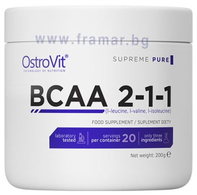 ОСТРОВИТ BCAA 2:1:1 прах 200 г