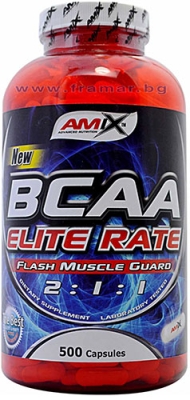 АМИКС BCAA ЕЛИТ РЕЙТ капсули * 500