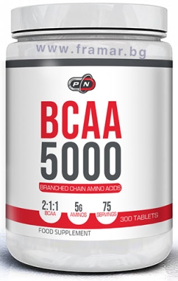 ПЮР НУТРИШЪН BCAA 5000 таблетки * 300