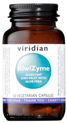 ЕНЗИМИ ОТ КИВИ + АЛОЕ ВЕРА капсули * 30 VIRIDIAN