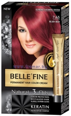БЕЛ ФАЙН БОЯ ЗА КОСА № 7.65 ЧЕРВЕН РУБИН