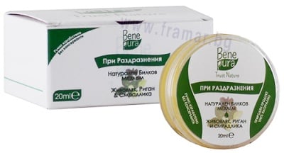 БЕНЕ ПУРА НАТУРАЛЕН БИЛКОВ МЕХЛЕМ ПРИ КОЖНИ РАЗДРАЗНЕНИЯ 20 мл