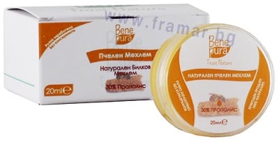 БЕНЕ ПУРА НАТУРАЛЕН БИЛКОВ МЕХЛЕМ С ПРОПОЛИС 20 мл
