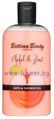 БЕТИНА БАРТИ ГЕЛ ЗА ДУШ И ВАНА С АРОМАТ НА ЯБЪЛКА И КАНЕЛА 500 мл