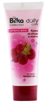БИЛКА КРЕМ ЗА РЪЦЕ ЧЕРВЕНО ВИНО 65 мл.