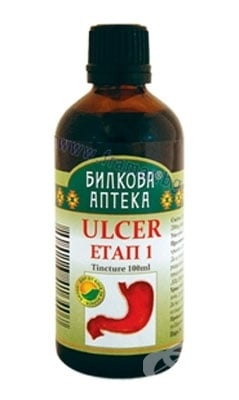 БИЛКОВА АПТЕКА ТИНКТУРА ПРИ ЯЗВА ULCER ЕТАП 1 100 мл