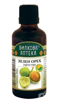 БИЛКОВА АПТЕКА ТИНКТУРА ЗЕЛЕН ОРЕХ 50 мл