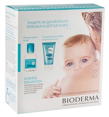 БИОДЕРМА АВС ДЕРМ КОМПЛЕКТ ПОЧИСТВАЩ МИЦЕЛАРЕН РАЗТВОР 100 мл + КОЛД КРЕМ 45 мл