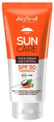 БИОФРЕШ SUN CARE КРЕМ ЗА ЛИЦЕ SPF50 50 мл