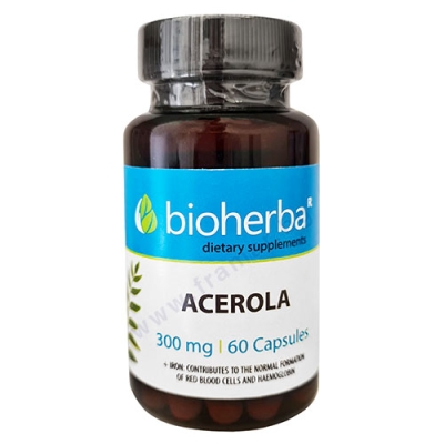 БИОХЕРБА АЦЕРОЛА + ЖЕЛЯЗО капсули * 60