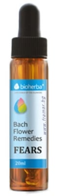 БИОХЕРБА КАПКИ НА ДОКТОР БАХ ПРОТИВ СТРАХОВЕ 20 мл.