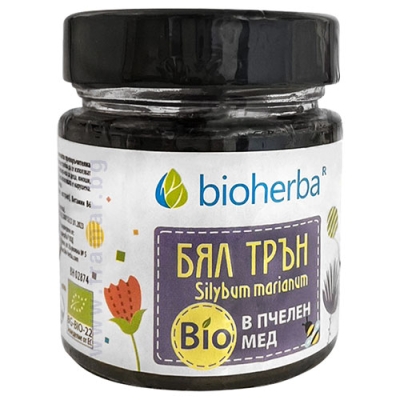 БИОХЕРБА БЯЛ ТРЪН В БИО ПЧЕЛЕН МЕД 280 г