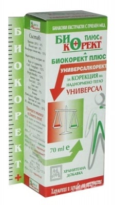 УНИВЕРСАЛКОРЕКТ 70 мл. за отслабване БИОКОРЕКТ ПЛЮС