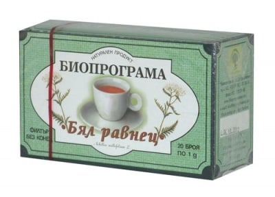 ЧАЙ ФИЛТЪР БЯЛ РАВНЕЦ * 20