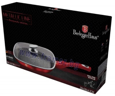 БЛАУМАН БУРГУНДИ КОЛЕКШЪН ГРИЛ ТИГАН С КАПАК BH1613