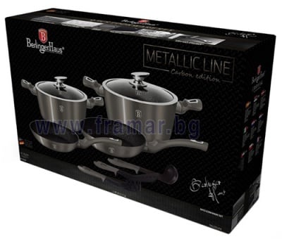 БЛАУМАН КАРБОН КОЛЕКШЪН КОМПЛЕКТ СЪДОВЕ ЗА ГОТВЕНЕ BH1227