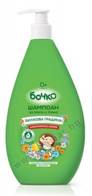 БОЧКО ШАМПОАН БЕБЕ ЗА КОСА И ТЯЛО БИЛКОВА ГРАДИНА 400 мл