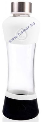 СТЪКЛЕНА БУТИЛКА EQUA АКТИВ БЯЛА 550 мл