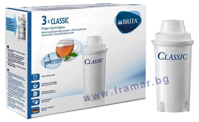 БРИТА ФИЛТЪР ЗА ВОДА КЛАСИК * 3