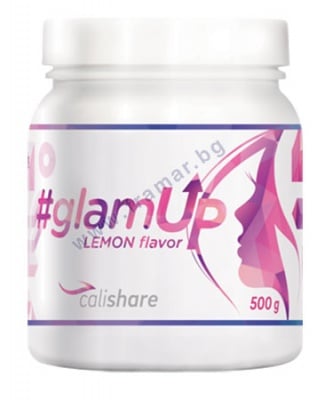 Calivita GlamUp Collagen powder with lemon flavour 500 g / Каливита ГламЪп Колаген прах с вкус на лимон 500 гр.