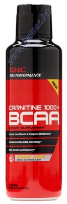L - КАРНИТИН 1000 + BCAA 473 мл. GNC