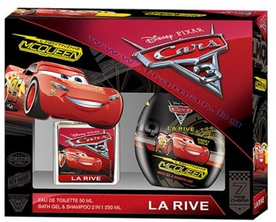 ЛА РИВ КОМПЛЕКТ CARS ТОАЛЕТНА ВОДА 50 мл + ДУШ ГЕЛ / ШАМПОАН 2 в 1 250 мл