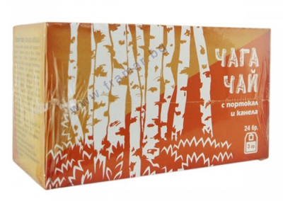 ЧАЙ ФИЛТЪР ЧАГА С ПОРТОКАЛ И КАНЕЛА * 24