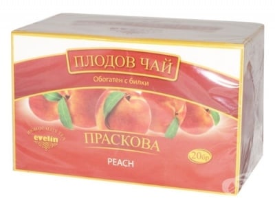 ПЛОДОВ ЧАЙ ФИЛТЪР ПРАСКОВА * 20 ЕВЕЛИН