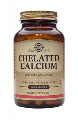 СОЛГАР КАЛЦИЙ ХЕЛАТИРАН таблетки 167 мг * 100