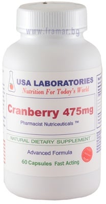 ЧЕРВЕНА БОРОВИНКА капсули 475 мг * 60 USA LABORATORIES