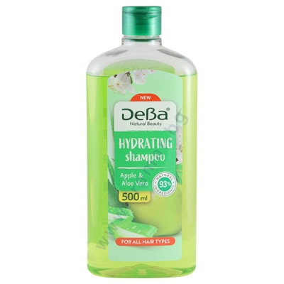ДЕВА NATURAL BEAUTY ХИДРАТИРАЩ ШАМПОАН С ЕКСТРАКТИ ОТ ЯБЪЛКА И АЛОЕ ВЕРА ЗА ВСЕКИ ТИП КОСА 500 мл
