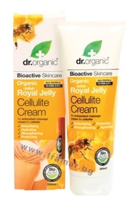 ДР. ОРГАНИК АНТИЦЕЛУЛИТЕН КРЕМ С ПЧЕЛНО МЛЕЧИЦЕ  200 мл