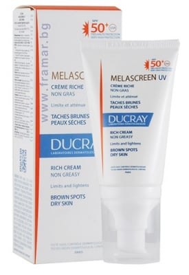 ДЮКРЕ МЕЛАСКРИН СЛЪНЦЕЗАЩИТЕН БОГАТ КРЕМ SPF50+ 40 мл