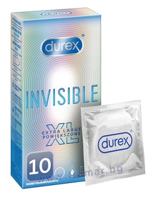 ДУРЕКС INVISIBLE XL * 10