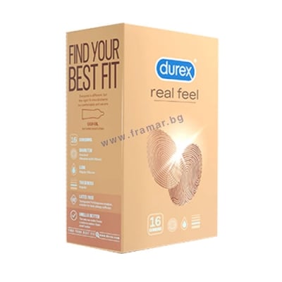 ПРЕЗЕРВАТИВИ ДУРЕКС REAL FEEL * 16