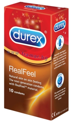 ПРЕЗЕРВАТИВИ ДУРЕКС REAL FEEL * 10