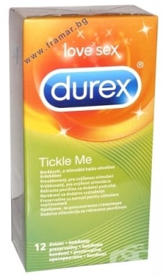 ПРЕЗЕРВАТИВИ ДУРЕКС TICKLE ME * 12 бр.