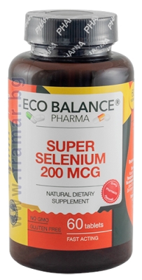 ЕКО БАЛАНС СУПЕР СЕЛЕН 200 мкг таблетки * 60
