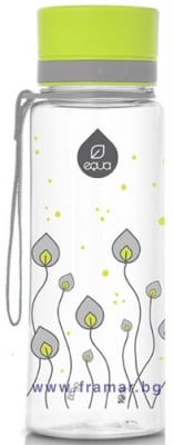 ЕКО БУТИЛКА EQUA ЗЕЛЕНИ ЛИСТА 400 мл