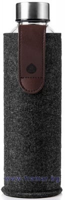 СТЪКЛЕНА БУТИЛКА EQUA MISMATCH ШОКОЛАДОВА НОЩ В КАЛЪФ ОТ ФИЛЦ 750 мл