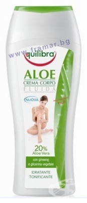ЕКВИЛИБРА ТОНИЗИРАЩ ФЛУИД ЗА ТЯЛО С АЛОЕ ВЕРА 250 мл.
