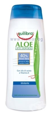 ЕКВИЛИБРА АЛОЕ ВЕРА МЛЯКО ЗА СЛЕД СЛЪНЦЕ 250 мл