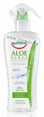 ЕКВИЛИБРА РЕМИНЕРАЛИЗИРАЩА ВОДА ЗА ТЯЛО И КОСА С АЛОЕ ВЕРА 250 мл.